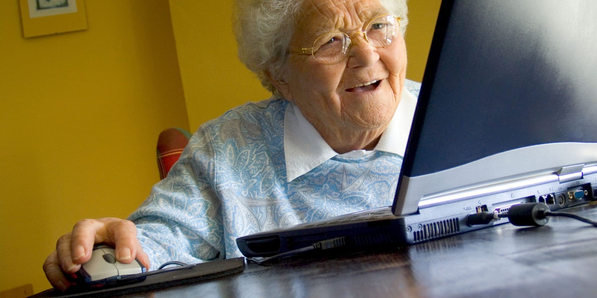 confused at the computer