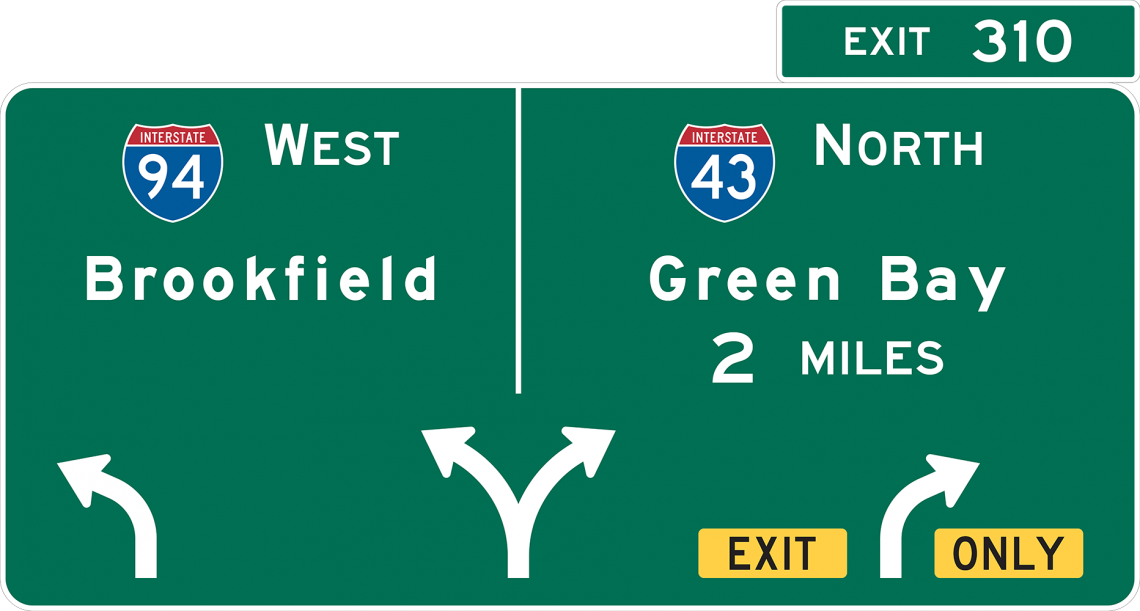 Highway Sign Template