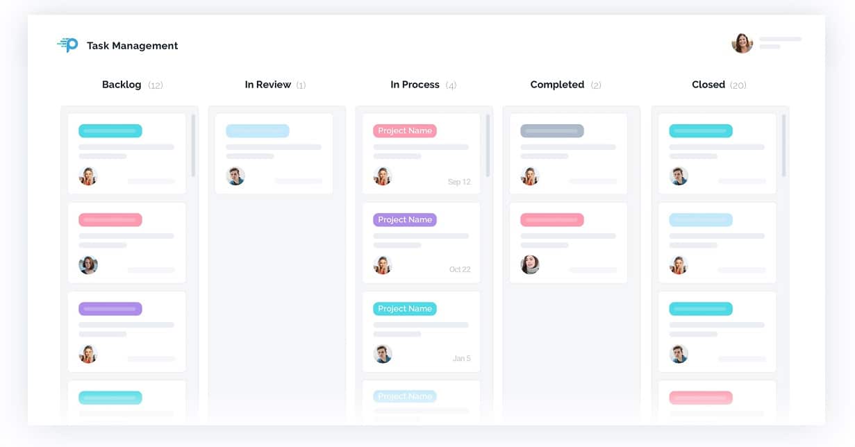 Task Management - Kanban View