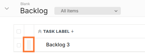 Drag Icon Next To Task